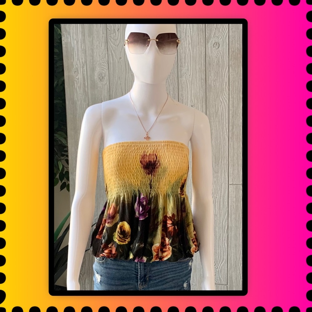 Ruched Tube Top